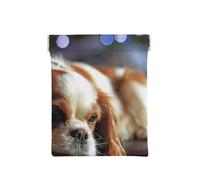 Cavalier King Charles Spaniel Petit Épagneul, Sac de Rangement pour Femmes, Portefeuille supérieur à Presser, Petit Porte-Monnaie, Pochette de Changement