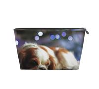 Cavalier King Charles Spaniel Petit Épagneul, Trousse de Toilette Trousse de Maquillage Sac à cosmétiques Trousse de Toilette de Voyage Portable