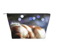 Cavalier King Charles Spaniel Petit Épagneul, Trousse de Toilette Trousse de Maquillage Sac à cosmétiques Trousse de Toilette de Voyage Portable