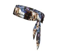 Cavalier King Charles Spaniel Petit Spaniel, Bandeau de Sport à Nouer derrière la tête, Bandeau Multi-usages pour Hommes et Femmes