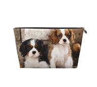 Cavalier King Charles Spaniel Petits Chiots, Trousse de Toilette Trousse de Maquillage Sac à cosmétiques Trousse de Toilette de Voyage Portable
