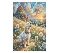 Cavalier King Charles Spaniel Puzzle 1000 Pièces pour Adultes Educa Art Animalier Décoration Intérieure Challenge Famille Relaxation Cadeau De Noël 1000 PCS