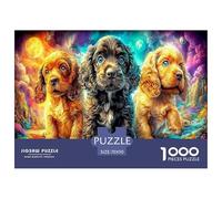 Cavalier King Charles Spaniel Puzzle 1000 Pièces pour Adultes Et Enfants À Partir De 12 Ans Jeu De Patience Et De Réflexion Divertissement Créatif Cadeau Classiques - Activité Familiale Parfaite 70x5