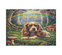 Cavalier King Charles Spaniel Puzzle 500 Pièces pour Adultes Educa Challenge Extrême Qualité Supérieure Divertissement Créatif Décoration Murale 500 PCS