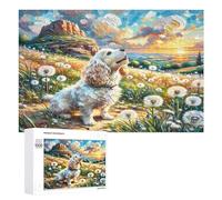 Cavalier King Charles Spaniel Puzzles 1000 Pièces Educa Relaxant Animaux Sauvages Chiens Décoration Intérieure Artistique pour Famille Challenge Difficile Assemblage Amusant 1000 PCS