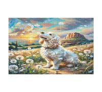 Cavalier King Charles Spaniel Puzzles 1000 Pièces pour Adultes Educa Difficile Challenge Artistique Relaxation Art Décoration Intérieure Famille 1000 PCS