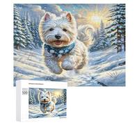 Cavalier King Charles Spaniel Puzzles 500 Pièces Educa Divertissant Animaux Sauvages Chiens Décoration Intérieure 3D pour Famille Challenge Éducatif Assemblage Amusant Relaxation 500 PCS