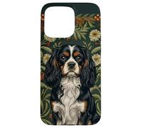 Cavalier King Charles Spaniel Style William Morris Coque pour iPhone 15 Pro Max