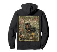 Cavalier King Charles Spaniel Vintage Noir et Tan Sweat à Capuche