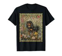 Cavalier King Charles Spaniel Vintage Noir et Tan T-Shirt