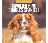 Cavalier King Charles Spaniels - Calendrier mural carré 2026 - par Red Robin Publishing
