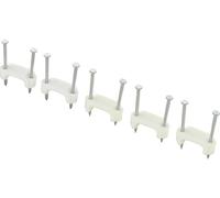 Cavalier Plage de Ø du faisceau: 12.50 mm (max) TRU COMPONENTS TC-DNF13203 1593093 blanc 100 pc(s)