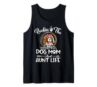 Cavalier Rocking The Dog Mom and Aunt Life Mothers Day Débardeur