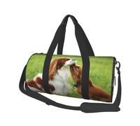 Cavalier Roi Charles Spaniel, Sac de Voyage de Grande capacité, Sac à Main Rond, Sac de Voyage de Sport, fourre-Tout, Sac de Fitness