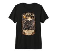 Cavalier sans tête Décorateur d'automne Conception T-Shirt Haut de Gamme