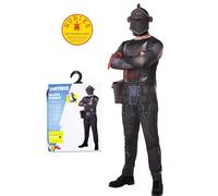 Cavaliere Noir De Fortnite Costume Carnaval Officiel Black Knight Rubie's