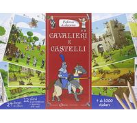 Cavalieri e castelli. Colora & decora. Con adesivi. Ediz. illustrata
