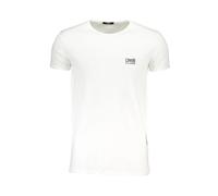 Cavalli Class - Bianco Cotton T-Shirt - Homme - Tops - Blanc - Taille: XL