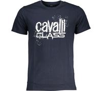 Cavalli Class Blue Logo T-shirt : Taille - XL Taille : XL