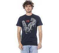 Cavalli Class Blue Tiger T-Shirt Hommes : Taille - L Taille : L
