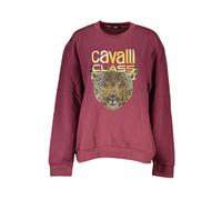 Cavalli Class - Cotton Sweater - Femme - Sweatshirts et sweats à capuche - Violet - Taille: 40 FR