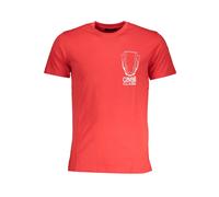 Cavalli Class - Cotton T-Shirt - Homme - Tops - Rouge - Taille: M
