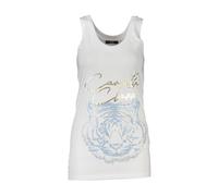Cavalli Class - Débardeur Femme en Coton Blanc - Femme - Tops - Blanc - Taille: 36 FR