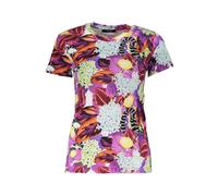 Cavalli Class, Femme, Tops, Multicolore, Taille: 36 FR T-shirt à motifs avec manches courtes