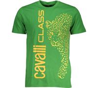 Cavalli Class Green Leopard T-shirt : Taille - 2XL Taille : 2XL