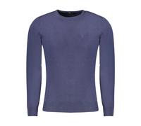 Cavalli Class - Pull en Polyester Bleu Col Rond Homme - Homme - Pulls - Bleu - Taille: 2XL