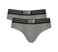 Cavalli Class, Homme, Sous-vêtements, Gris, Taille: 2XL Bi-Pack Slip
