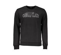 Cavalli Class, Homme, Sweatshirts et sweats à capuche, Noir, Taille: 2XL SweaT-shirt à manches longues