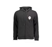 Cavalli Class, Homme, Sweatshirts et sweats à capuche, Noir, Taille: XL Sweat à Capuche Élégant Noir Coton