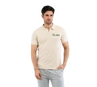 Cavalli Class, Homme, Tops, Beige, Taille: 2XL Polo en coton
