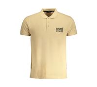 Cavalli Class, Homme, Tops, Beige, Taille: L Polo en Coton Beige avec Logo