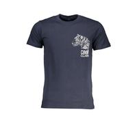 Cavalli Class, Homme, Tops, Bleu, Taille: 2XL T-shirt à col rond