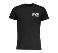 Cavalli Class, Homme, Tops, Noir, Taille: M Qxt62Xjd060 Short Sleeve T-Shirt