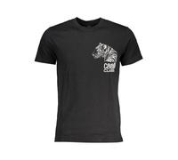 Cavalli Class, Homme, Tops, Noir, Taille: XL T-shirt élégant avec tête de tigre