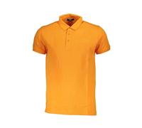 Cavalli Class, Homme, Tops, Orange, Taille: 2XL Polo Homme en Coton Orange