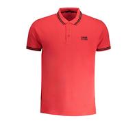 Cavalli Class, Homme, Tops, Rouge, Taille: L Polo Rouge Manches Courtes Logo Brodé