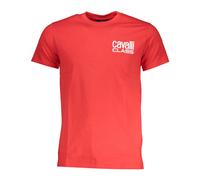 Cavalli Class, Homme, Tops, Rouge, Taille: M Qxt62X Jd060 T-Shirt à Manches Courtes