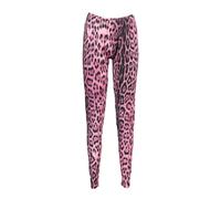 Cavalli Class, Femme, Pantalons, Rose, Taille: 38 FR Leggings Rose Femme avec Logo Imprimé