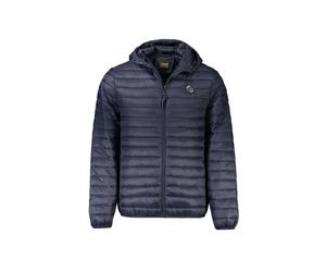Cavalli Class - Lightly Padded Hooded Jacket - Homme - Vestes - Bleu - Taille: S