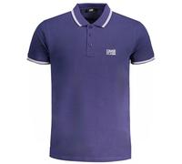 Cavalli Class Navy Blue Homme Polo Shirt