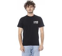 Cavalli Class Noir Logo T-shirt manches courtes : Taille - L Taille : L