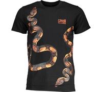 Cavalli Class Noir Serpent T-shirt : Taille - XL Taille : XL