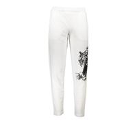 Cavalli Class - Pantalon de sport blanc pour homme avec taille élastique - Homme - Pantalons - Blanc - Taille: 3XL