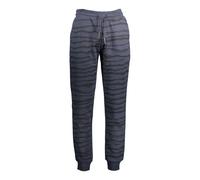 Cavalli Class - Pantalon de Sport en Coton Bleu avec Détails Contrastants - Homme - Pantalons - Bleu - Taille: L