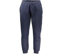 Cavalli Class - Pantalon en Coton Bleu à Taille Élastique - Homme - Pantalons - Bleu - Taille: M
