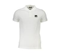 Cavalli Class - Polo Blanc avec Impression d'Application - Homme - Tops - Blanc - Taille: M